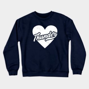 Vintage Thunder School Spirit // High School Football Mascot // Go Thunder Crewneck Sweatshirt